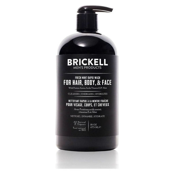 Brickell Rapid Wash Fresh Mint - 473ml - Glam Global UKBrickell
