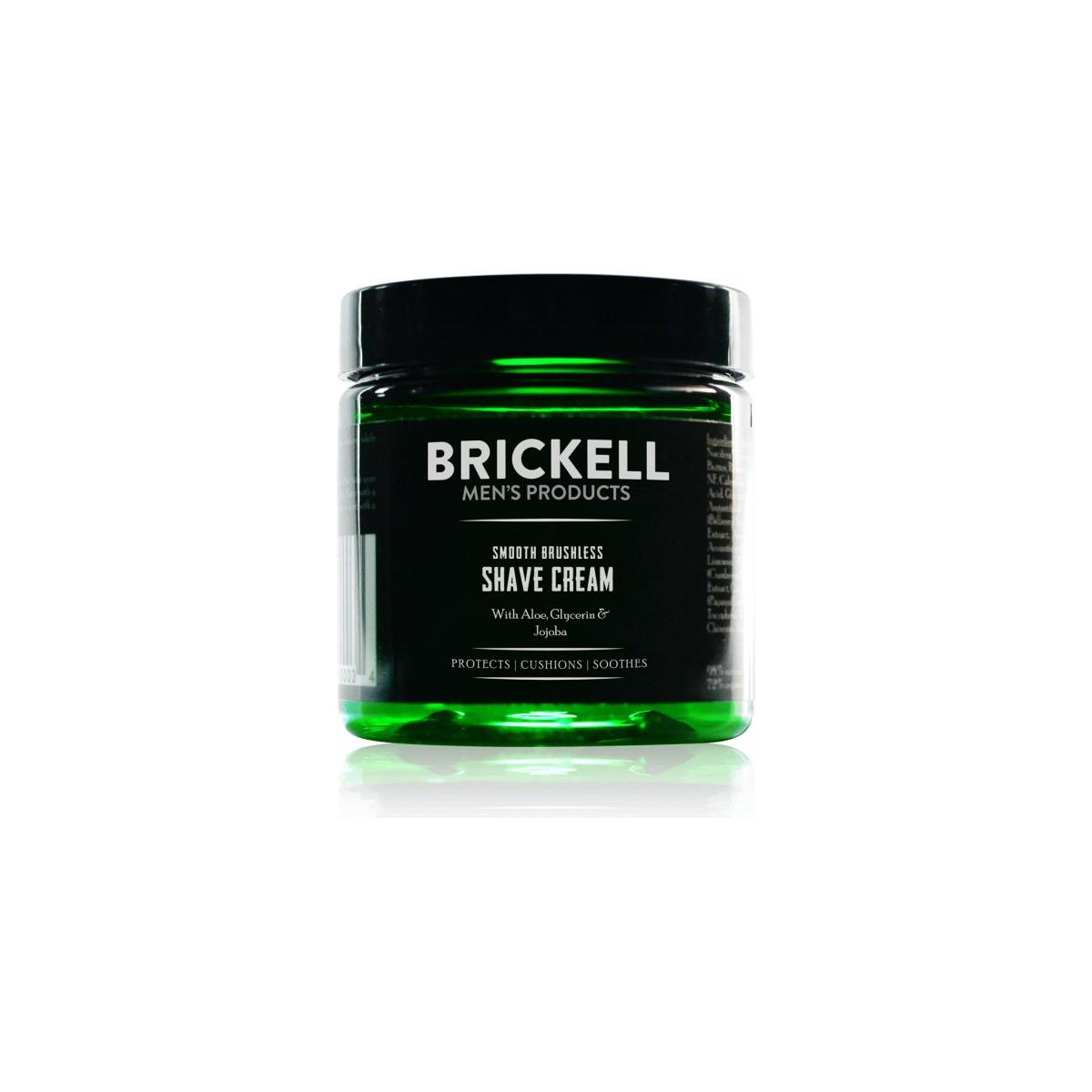 Brickell Smooth Brushless Shave Cream - 148ml - Glam Global UK