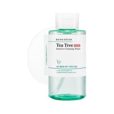 [BRING GREEN] Tea Tree Cica Sensitive Cleansing Water 500ml - Glam Global UK