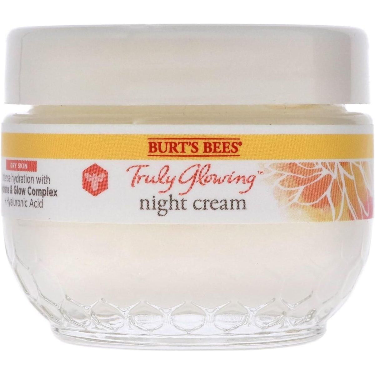 Burt's Bees Truly Glowing Night Cream - 60ml - DG International Ventures Limited