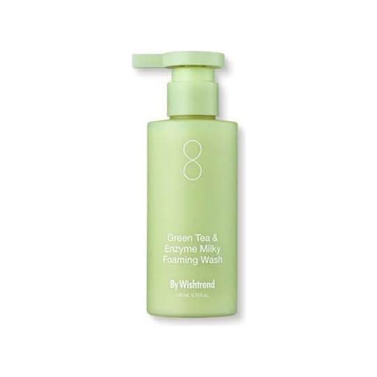 [By Wishtrend] Green Tea & Enzyme Milky Foaming Wash 140ml - Glam Global UKBy Wishtrend
