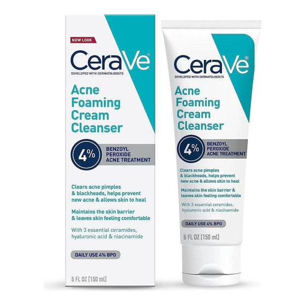 CeraVe Acne Foaming Cream Cleanser - 150ml - Glam Global UKCeraVe