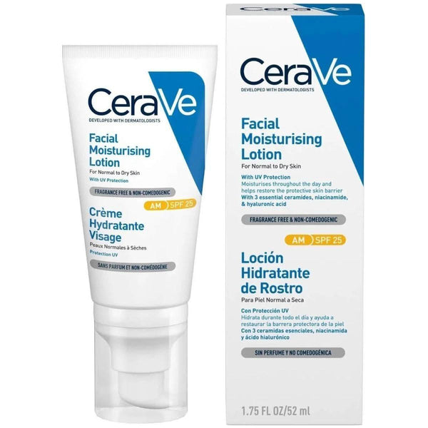 CeraVe | Facial Moisturising Lotion SPF25 | 52ml - Glam Global UKCeraVe