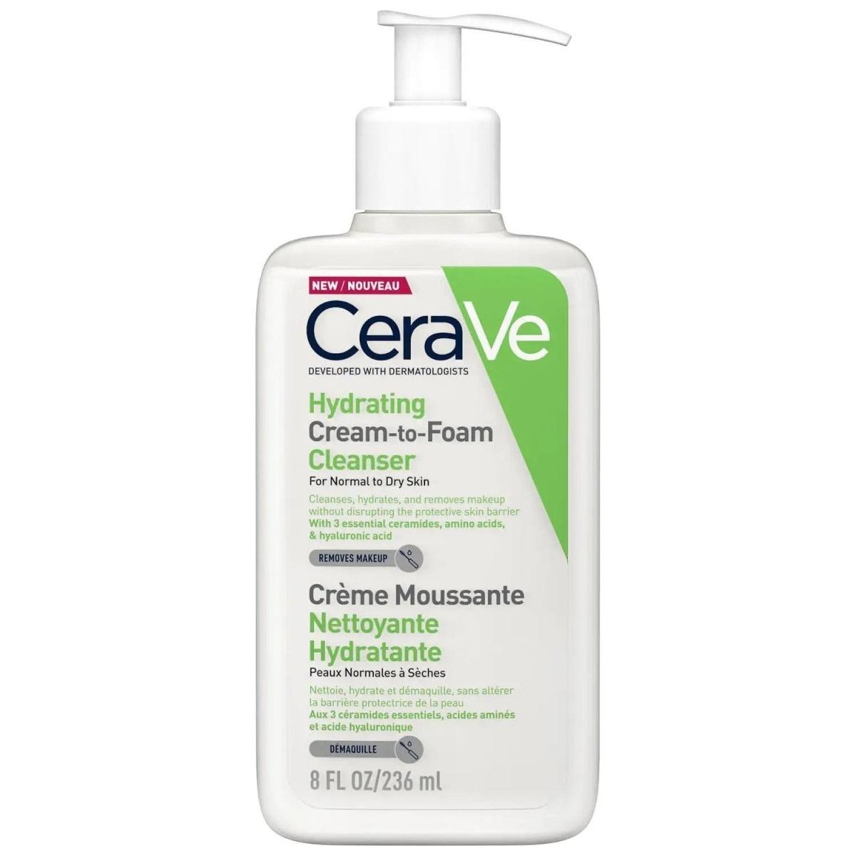 CeraVe | Hydrating Cream-to-Foam Cleanser | 236ml - DG International Ventures Limited