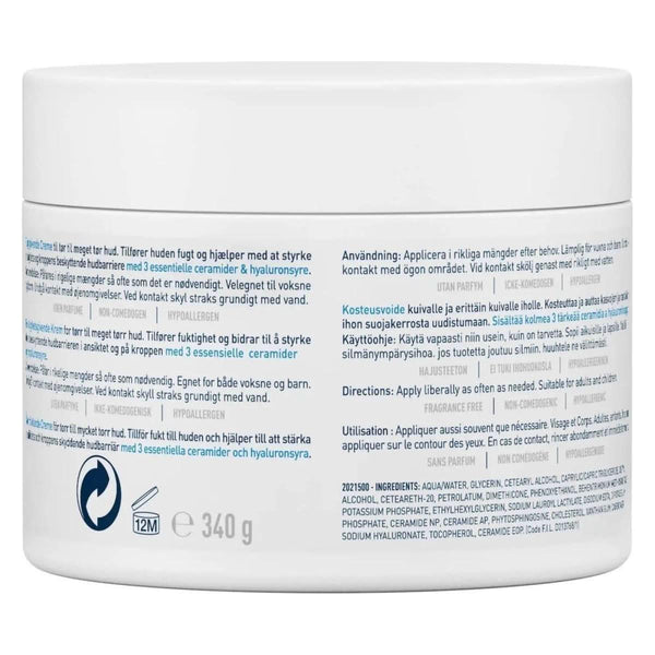 CeraVe | Moisturising Cream | 340g - Glam Global UKCeraVe