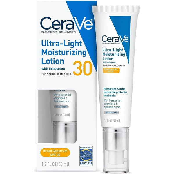 CeraVe Ultra light Moisturizing Lotion SPF 30 - 50ml - Glam Global UKCeraVe