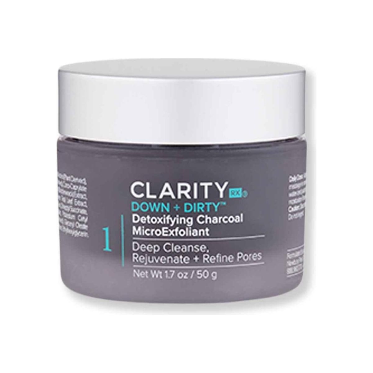 ClarityRx Down + Dirty Detoxifying Charcoal MicroExfoliant - 50ml - Glam Global UK