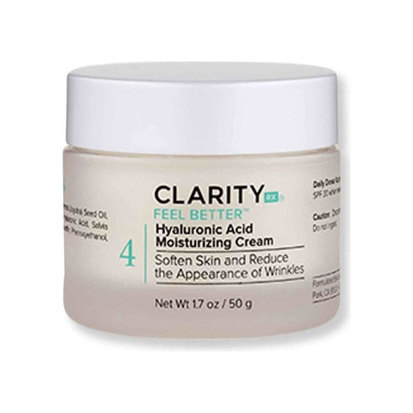 ClarityRx Feel Better Hyaluronic Acid Moisturizing Cream - 50ml - Glam Global UKClarityRx