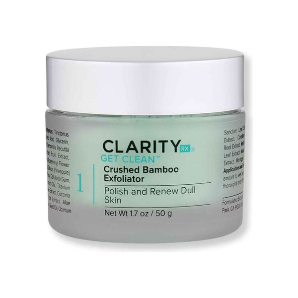 ClarityRx Get Clean Crushed Bamboo Exfoliator - 50ml - Glam Global UKClarityRx
