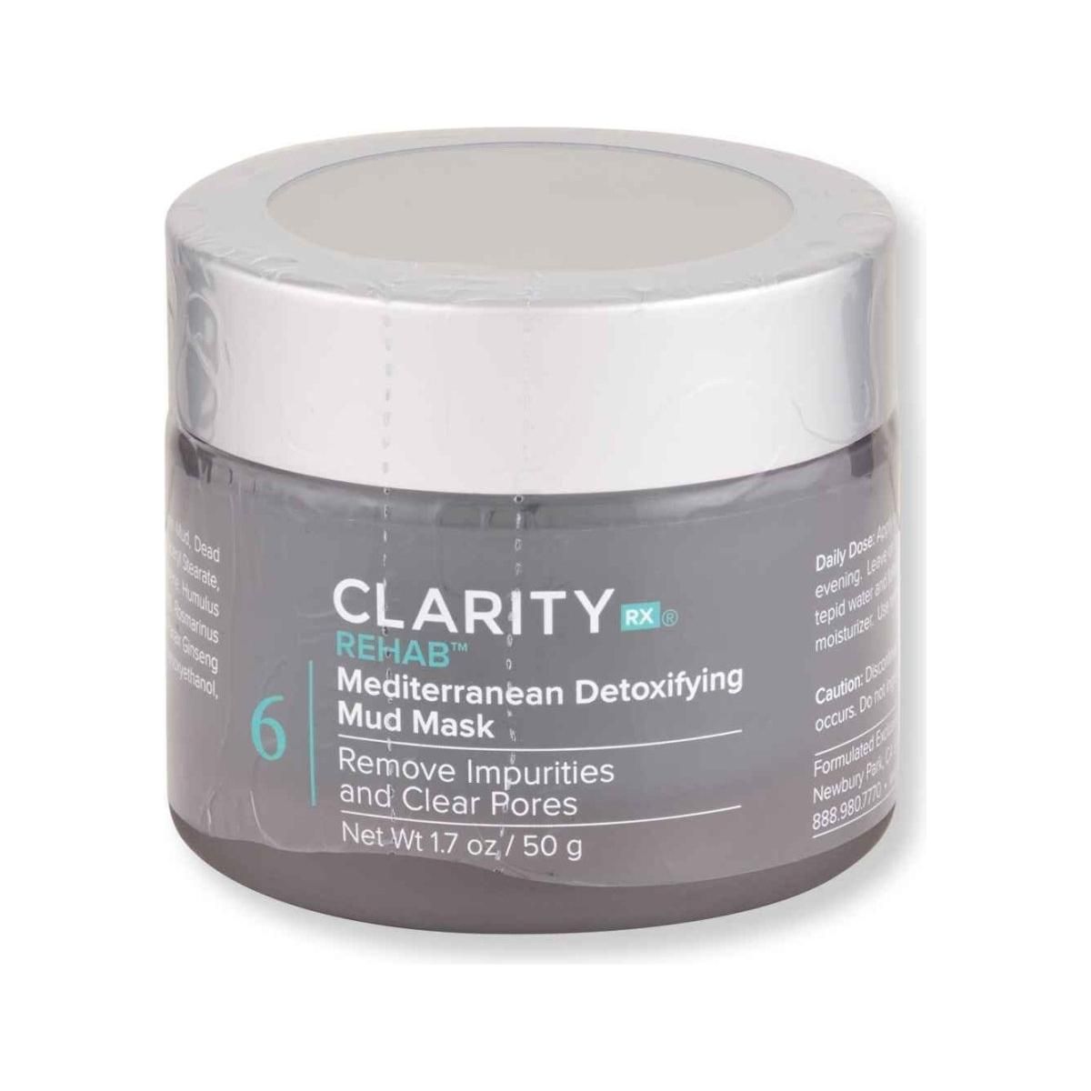 ClarityRx Rehab Mediterranean Detoxifying Mud Mask - 50ml - Glam Global UK