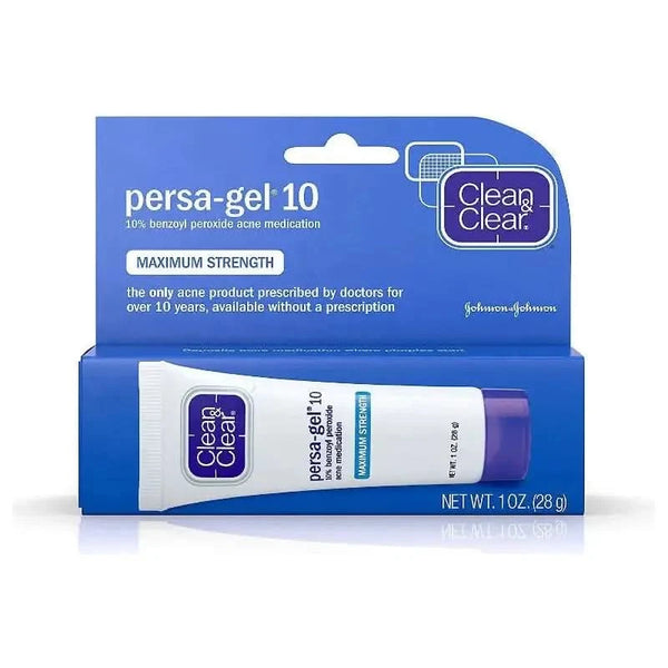 Clean & Clear Persa - Gel 10 Benzoyl Peroxide 10% - 30ml - Glam Global UKClean & Clear