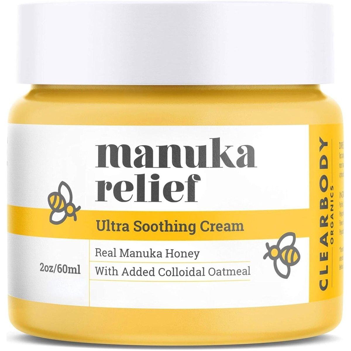 Clearbody Manuka Relief Ultra Soothing Cream - 60ml - Glam Global UK