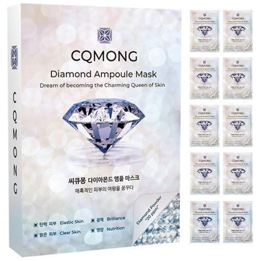 CQMONG Diamond Ampoule Sheet Mask 30ml X 10ea - Glam Global UKCQMONG