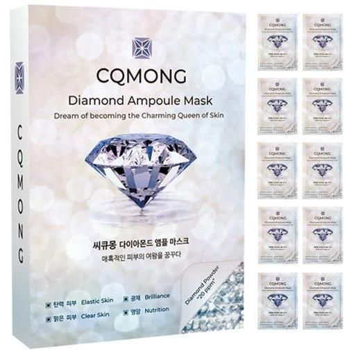 CQMONG Diamond Ampoule Sheet Mask 30ml X 10ea - Glam Global UK