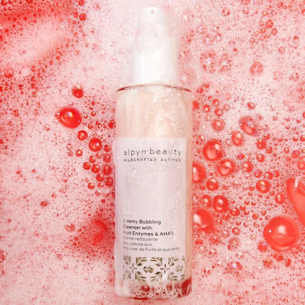 Creamy Bubbling Cleanser With Fruit Enzymes and AHA's - Glam Global UK