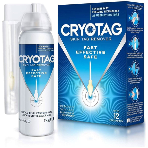 Cryotag Skin Tag Remover - 80ml | Fast, Effective, and Safe Self - Treatment Solution - Glam Global UKCryotag