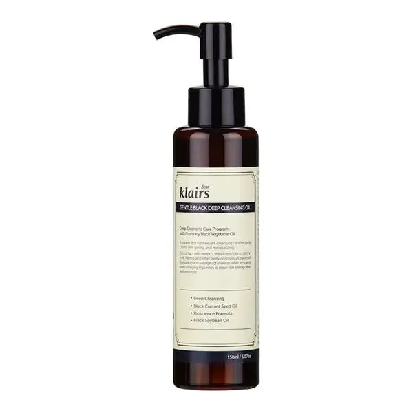 Dear Klairs - Gentle Black Deep Cleansing Oil - 150ml - DG International Ventures Limited