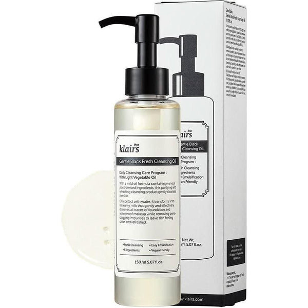 Dear Klairs - Gentle Black Fresh Cleansing Oil - 150 ml - Glam Global UKDear Klairs