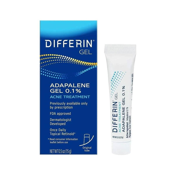 Differin Adapalene Gel 0.1% Acne Treatment - 15G - Glam Global UKDifferin