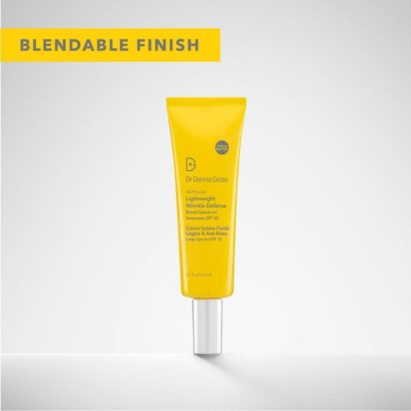 Dr Dennis Gross All - Physical Lightweight Wrinkle Defense Broad Spectrum Sunscreen SPF 30 - 50ml - Glam Global UKDr Dennis Gross