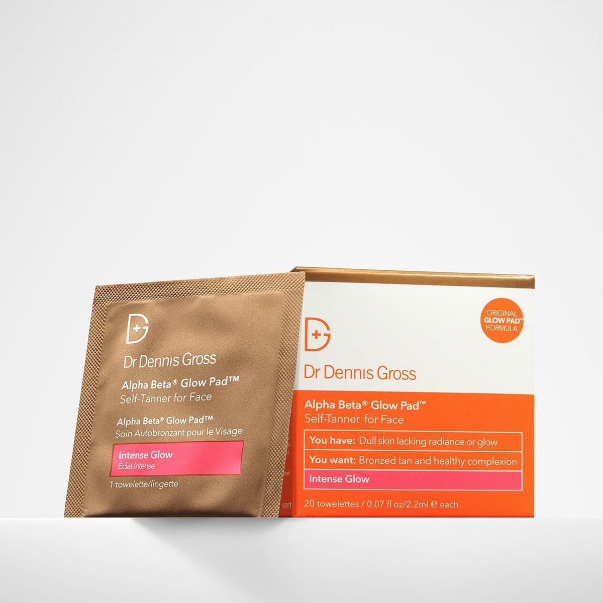 Dr Dennis Gross Alpha Beta Glow Pad For Face Intense Glow - 20 applications - Glam Global UK