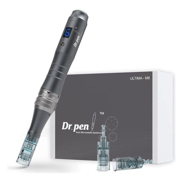 Dr Pen Ultima M8 Microneedling Pen Wireless Kit Free10pcs Needle Cartridges - Glam Global UKDr. Pen
