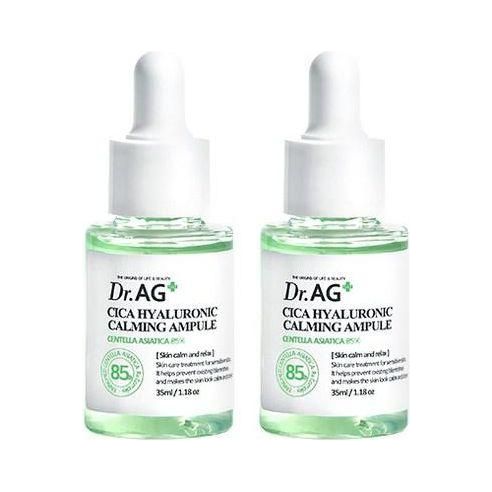 Dr.AG+ Cica Hyaluronic Calming Ampoule 35ml X 2ea - Glam Global UK