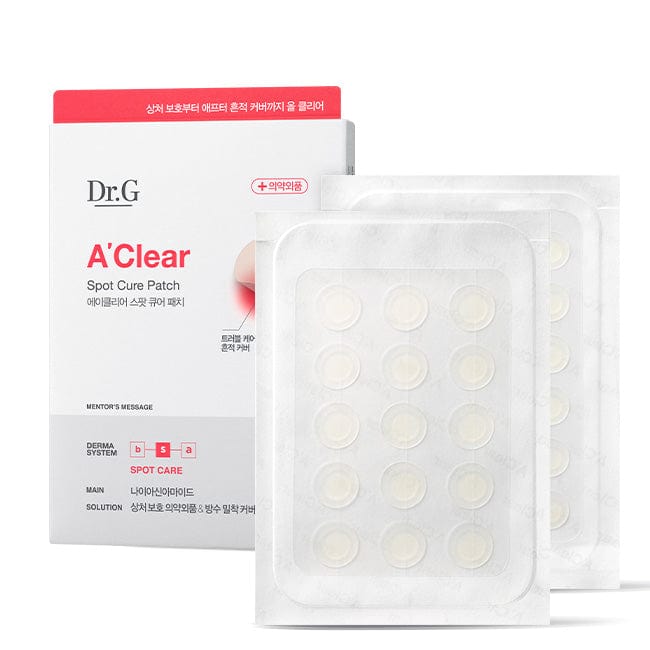 Dr.G A'Clear Spotcure Patch (10mm 24pc / 12mm 15pc) - Glam Global UK