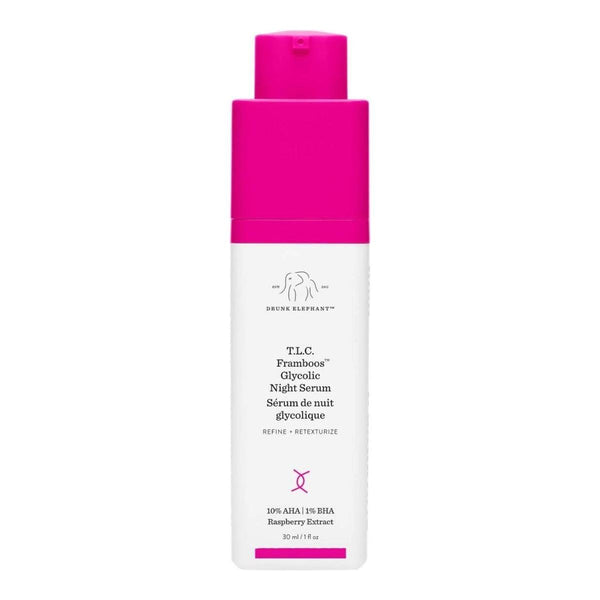 Drunk Elephant T.L.C. Framboos™ Glycolic Night Serum - 30ml - Glam Global UKDrunk Elephant