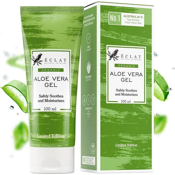 Eclat Pure Aloe Vera Gel: Nature's Gift for Face, Hair & Body - 100ml - Glam Global UKEclat