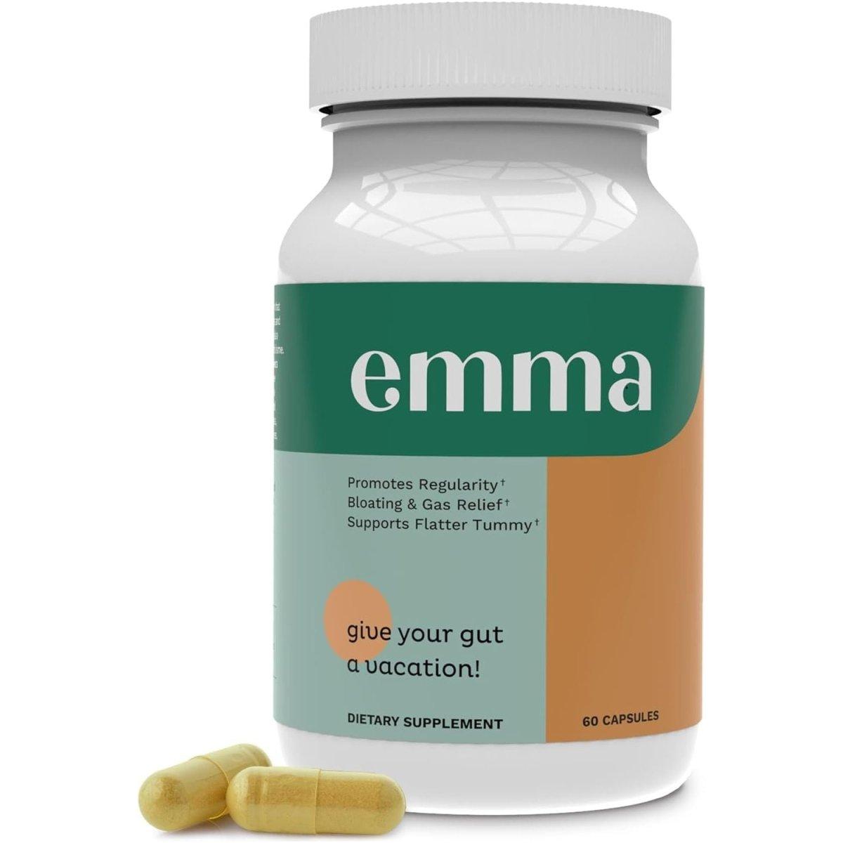 Emma Daily Digestive Supplement - One Month Supply60 Capsules - Glam Global UK