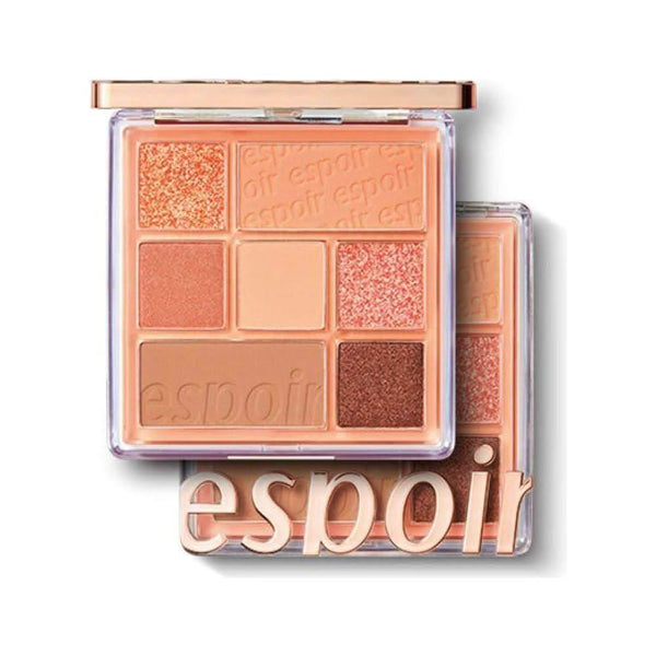 espoir Real Eye Palette #1 Peachy Like (Warm Peach Color Filter) 10g - Glam Global UKESPOIR