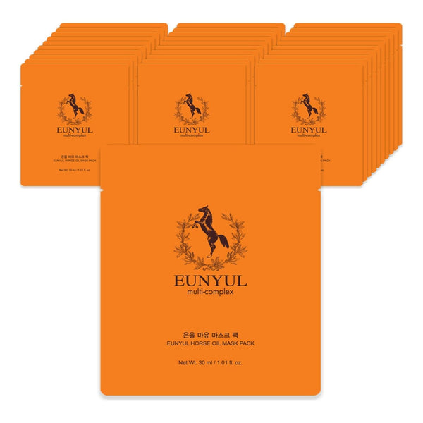 EUNYUL Multi - complex Horse Oil Sheet Mask 30ml x 30ea - Glam Global UKEUNYUL