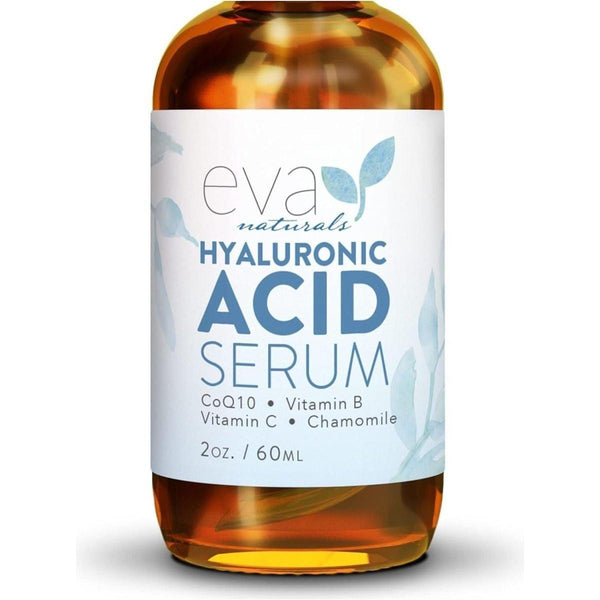 Eva Naturals Hyaluronic Acid Face Serum Big Bottle (60 ml) - Glam Global UKEva Naturals
