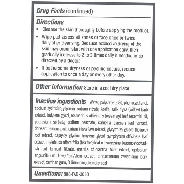 First Aid Beauty White Clay Acne Treatment Pads 2% Salicylic Acid - 60 Pads - Glam Global UKFirst Aid Beauty