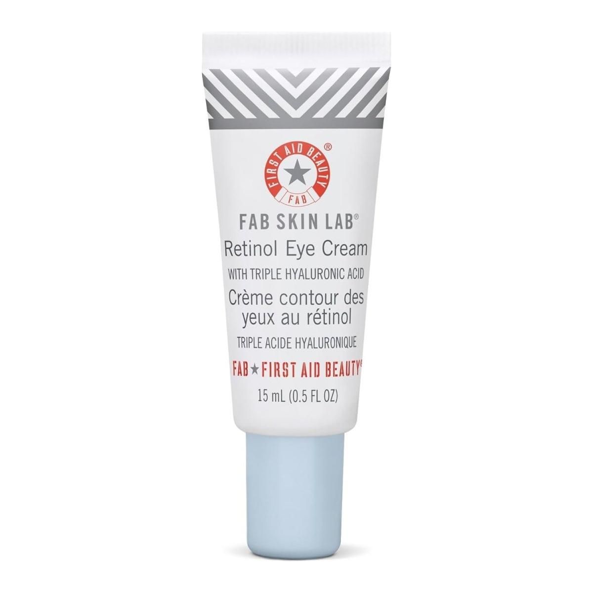 FAB Skin Lab Retinol Eye Cream with Triple Hyaluronic Acid – .5 Oz. - Glam Global UK