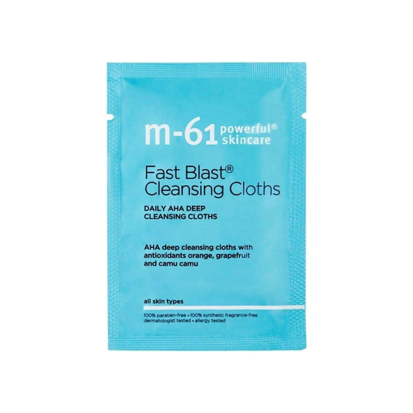 M - 61 Fast Blast Cleansing Cloths - 30 Treatments - Glam Global UKM - 61