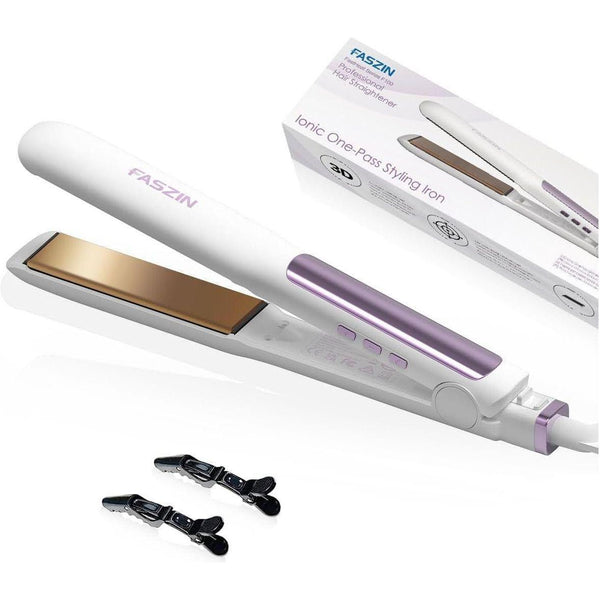 Faszin Professional Ionic One Pass Styling Iron Glam Global UK