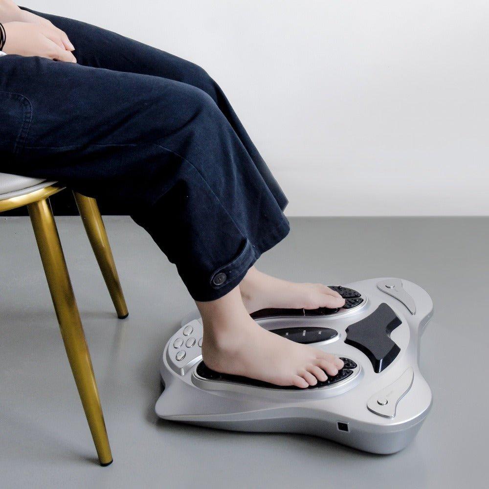 Foot Circulation Machine Plus - EMS Massager for Pain Relief and Relaxation - Glam Global UK