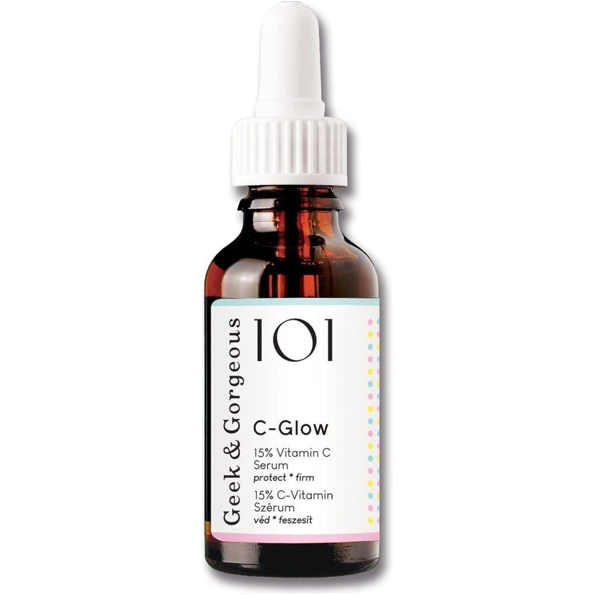 Geek & Gorgeous 101 C - Glow - 15% Vitamin C Serum - Glam Global UKGeek & Gorgeous