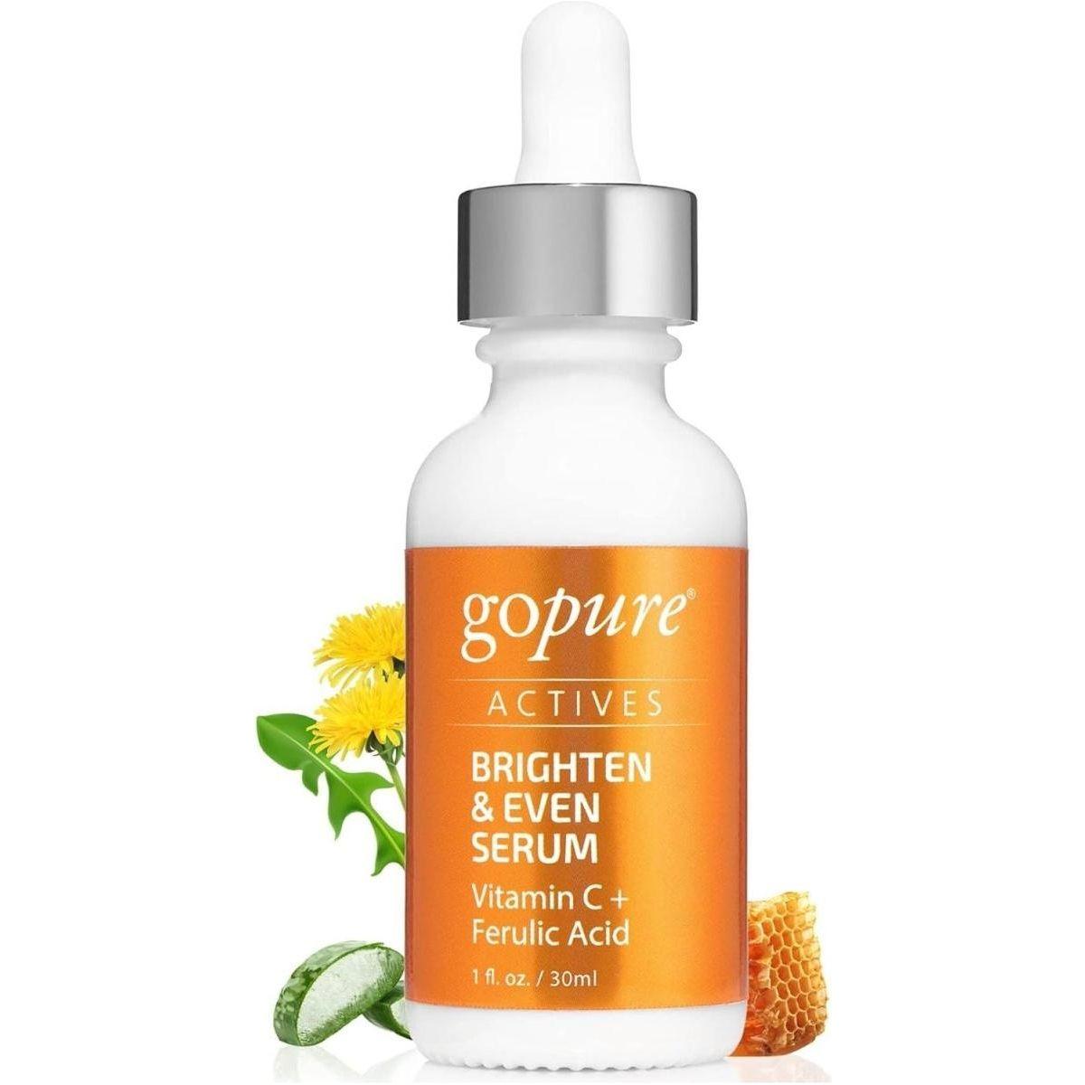 Go Pure Actives Brightening Vitamin C Serum - 30ml - Glam Global UK