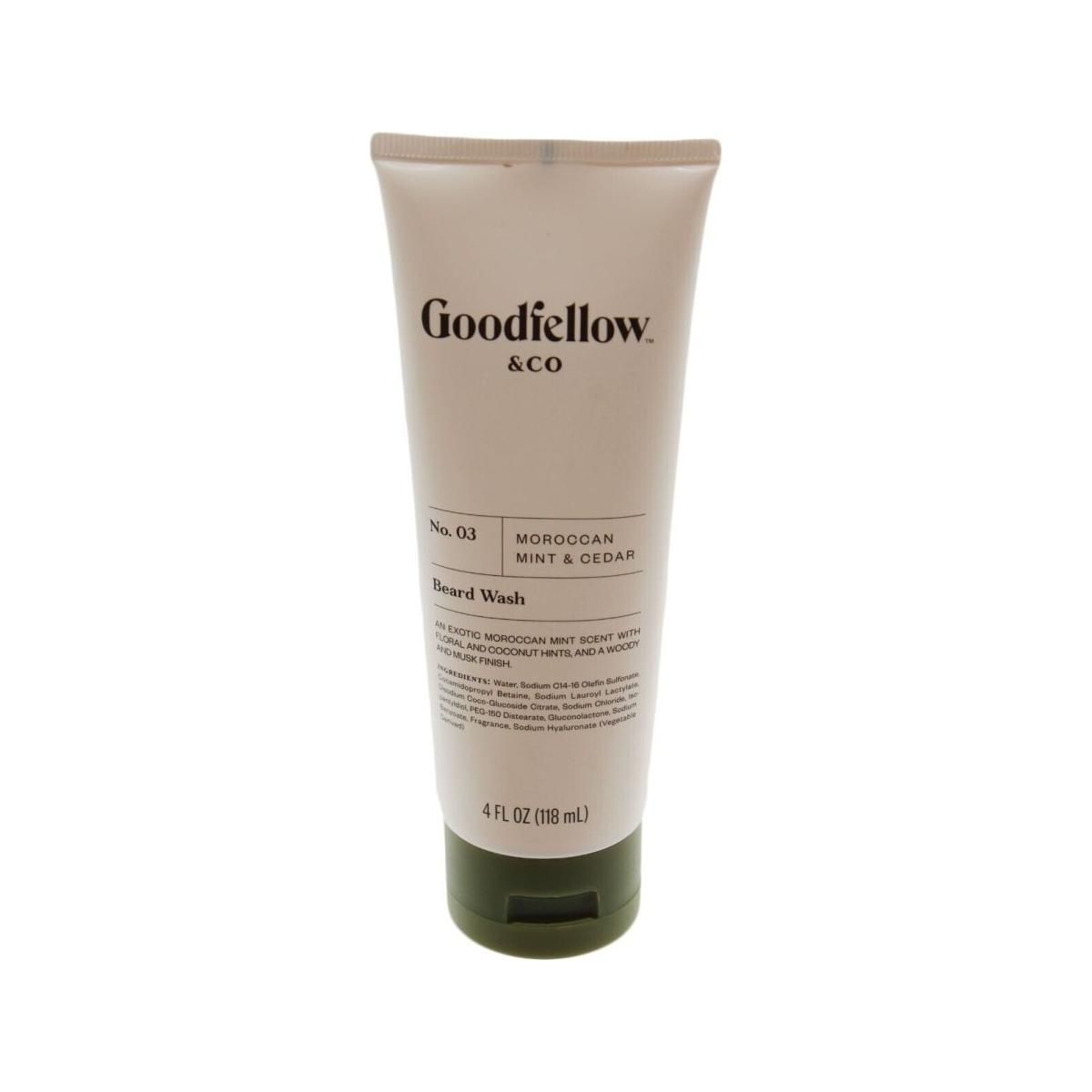 Goodfellow & Co No.03 Moroccan Mint & Cedar Beard Wash - 118ml - Glam Global UK