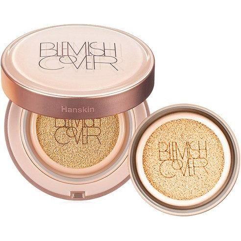 Hanskin Semi Matte Blemish Cover Conceal Cushion 11g+11g(Refill) SPF 50+ PA+++ (2 Colors) - Glam Global UKHanskin