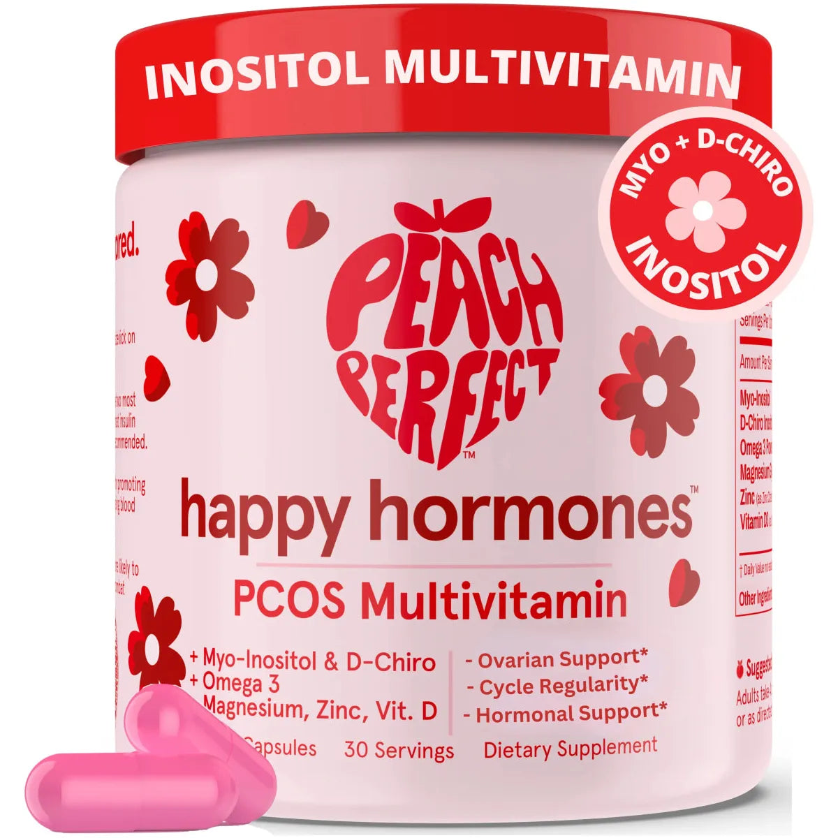 Happy Hormones PCOS Multivitamin - 30 Servings - Glam Global UK