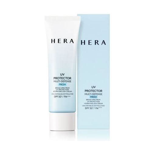Hera UV Protector Multi - Defense Fresh SPF50+/PA++++ 50ml | Broad - Spectrum Protection - Glam Global UKHERA