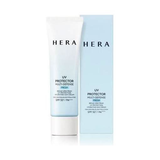 Hera UV Protector Multi - Defense Fresh SPF50+/PA++++ 50ml | Broad - Spectrum Protection - Glam Global UKHERA