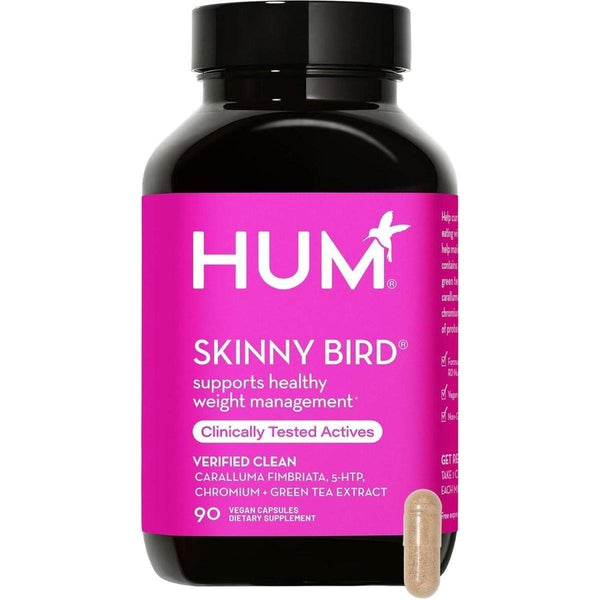Skinny Bird - Appetite Suppressor for Women with Caralluma, Chromium, 5 HTP + Green Tea Extract (90 Capsules) - Glam Global UKHum