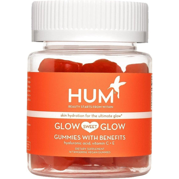 HumGlow Sweet Glow - Hydrating Skin Supplements - 42 Non - Gmo, Gluten - Free Gummies - Glam Global UKHum