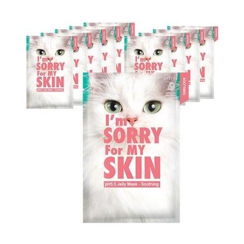 [I'm Sorry For My Skin] pH 5.5 Soothing Jelly Mask Sheet 33ml X 10ea - Glam Global UKI'm Sorry For My Skin