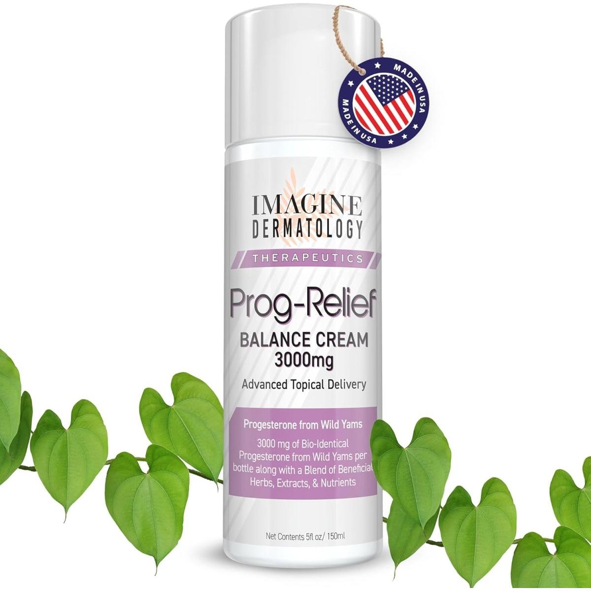 Imagine Dermatology Prog Relief Balance Cream 3000mg, 150 Pump Doses - 150ml - Glam Global UK
